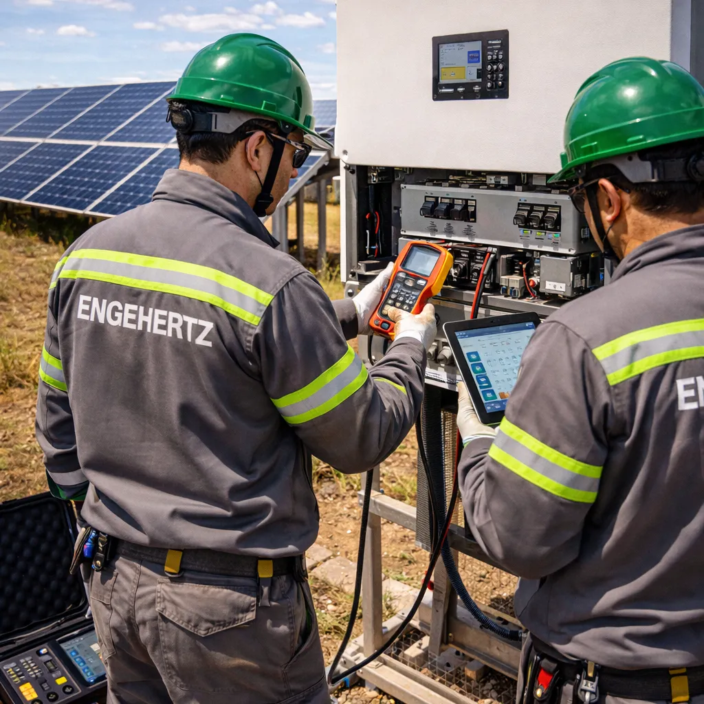Comissionamento de Usinas Fotovoltaicas – Segurança, Performance e Conformidade