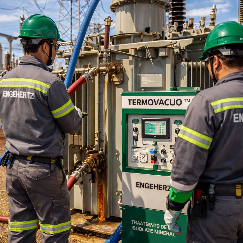 Tratamento e Filtragem de Óleo Mineral Isolante para Transformadores